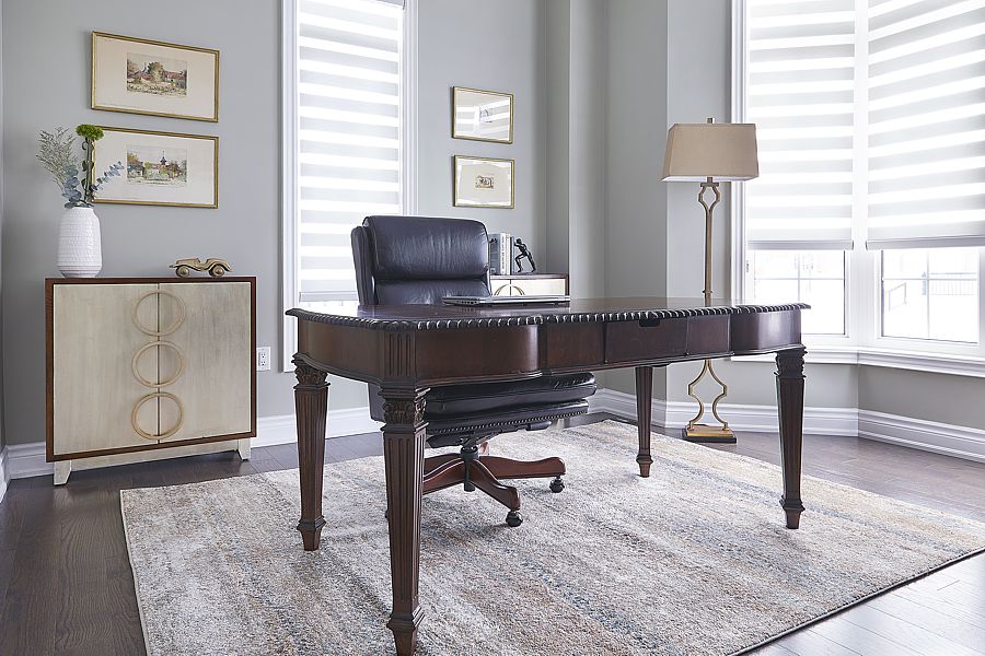 Make your home office the best it can be with plenty of light and storage. Call GOLSON DESIGNS for help with your home office.